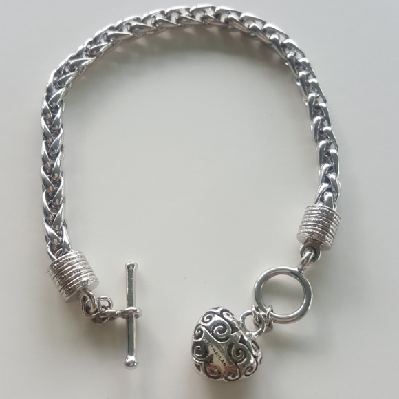 Kay Jewelers Jewelry Diamond Heart Silver Bracelet